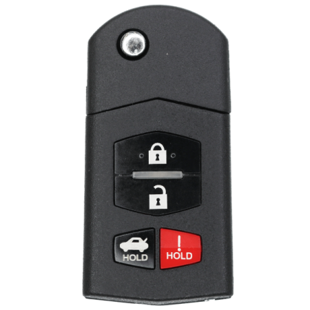 2009-2010 Mazda 4-Button Car Key Fob Keyless Entry Remote FCC 5WK43451E Part number KPU41788 4238A-41525 (AFTERMARKET)