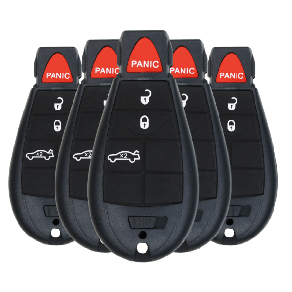 2012-2016 Dodge Dart Fobik Key 4 Button Fcc M3N32297100 PN 56046771AA Pack Of 5