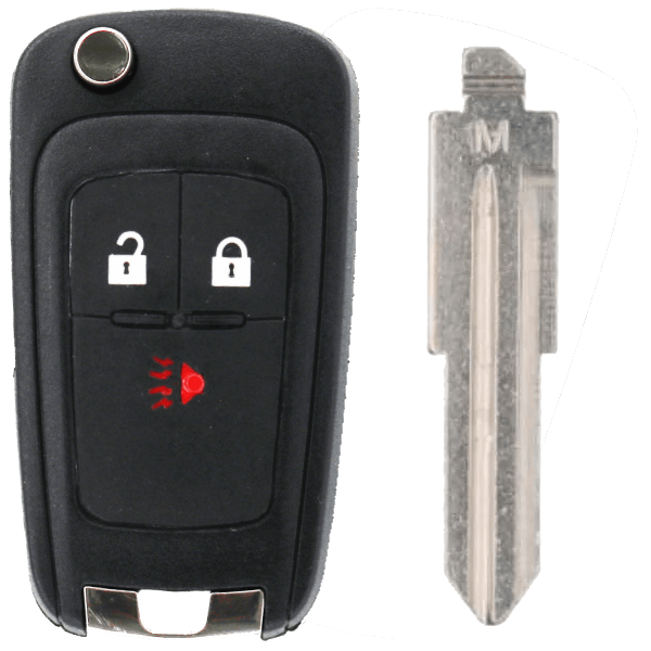 2013-2015 Chevrolet Spark 3 Button Peps Flip Key Fcc A2GM3AFUS03 Pn 95233524 (K4L)