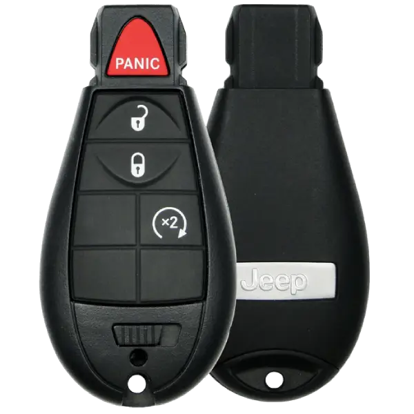 2014-2020 Jeep Cherokee Fobik Key 4 Button Remote Start Fcc GQ4-53T Pn 68105083 AG (OEM)