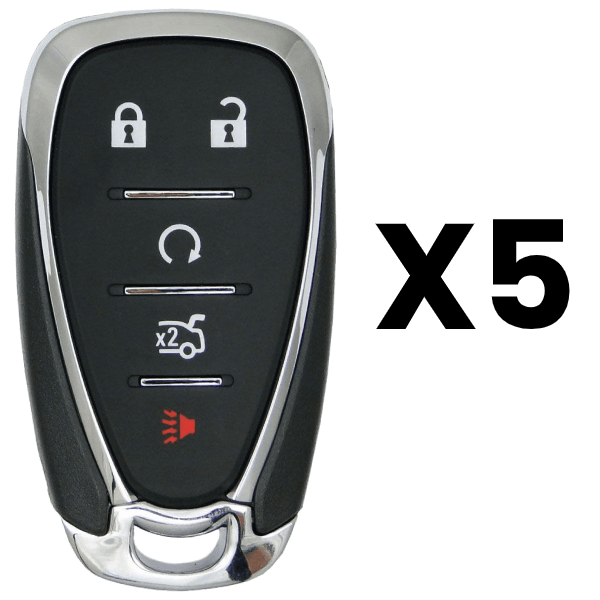 2016-2018-Chevrolet-Camaro-Malibu-Cruze-XL8-Smart-Key-5-Button-Fcc-HYQ4EA-Pn-13508769-Pack-Of-5-1.png 2016-2022 Chevrolet 5-Button Smart Key Fob FCC HYQ4EA Part number 13529662 Pack Of 5 (AFTERMARKET) - Image 1