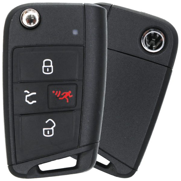 2018-2020 Volkswagen 4 Button Remote Flip Key without Comfort Access Fcc NBGFS12A01 MQB Pn 5G6 959 752 AC