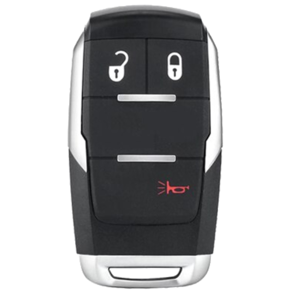 2018-2021-Ram-Pickup-Heavy-Duty-Smart-Key-3-Button-Fcc-GQ4-76T-Pn-68365299AC-1.png 2019-2024 Dodge RAM 3-Button Smart Key Fob FCC GQ4-76T Part number 68547361AA (AFTERMARKET) - Image 1