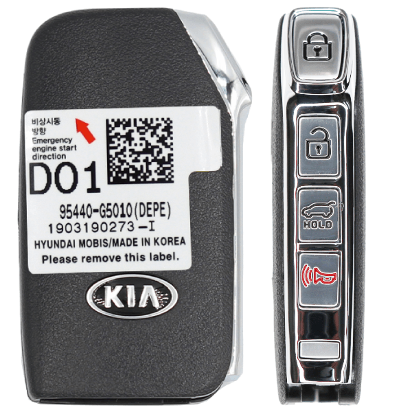 2019-2022 Kia 4-Button Smart Key Fob FCC TQ8-FOB-4F24 Part number 95440-G5010 (OEM)