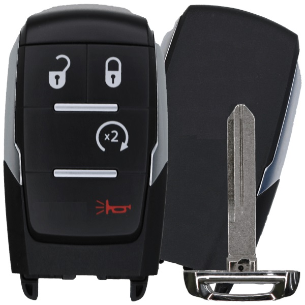 2019-2020-Ram-Pickup-Smart-Key-4-Button-Fcc-GQ4-76T-Pn-68365327AB-1.jpg 2019-2022 Dodge RAM 4-Button Smart Key Fob FCC GQ4-76T Part number 68365327AB (AFTERMARKET) - Image 1