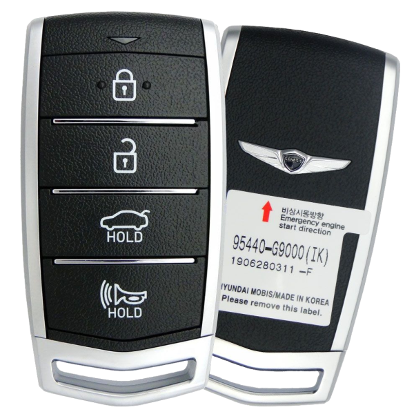 2019-2020 Genesis 4-Button Smart Key Fob FCC TQ8-FOB-4F16 TQ8FOB4F16 Part number 95440-G9000 95440G9000 (OEM)