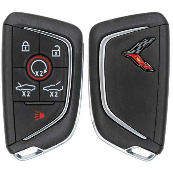 2020-2021-Chevrolet-Corvette-C8-6-Button-Smart-Key-Fcc-YG0G20TB1-YGOG2OTB1-Pn-13536982-1.png 2020-2022 Chevrolet Corvette C8 6-Button Smart Key Fcc YG0G20TB1 Part number 13538851 13547761, 13554500 434 Mhz (OEM) - Image 1