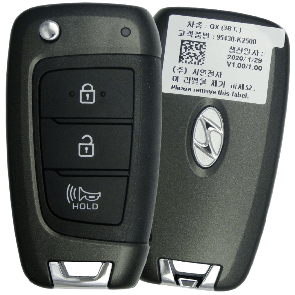 2020-Hyundai-Venue-3-Button-Flip-Key-Fcc-SY5FD1GRGE03-Pn-95430-K2500-3.png 2020-2021 Hyundai Palisade 3 Button Flip Key Fcc TQ8-RKE-4F41Pn 95430-S8500 (OEM) - Image 1