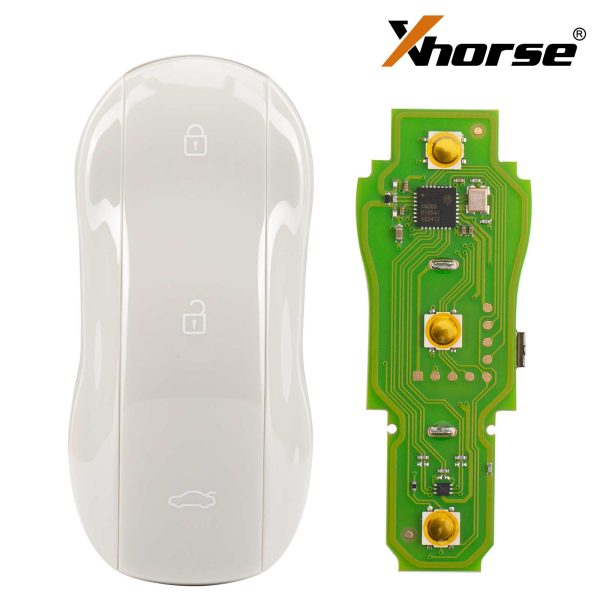 Xhorse XSSC05EN Universal XM38  Smart Remote Key 3 Buttons Marble Grey Supercar Style