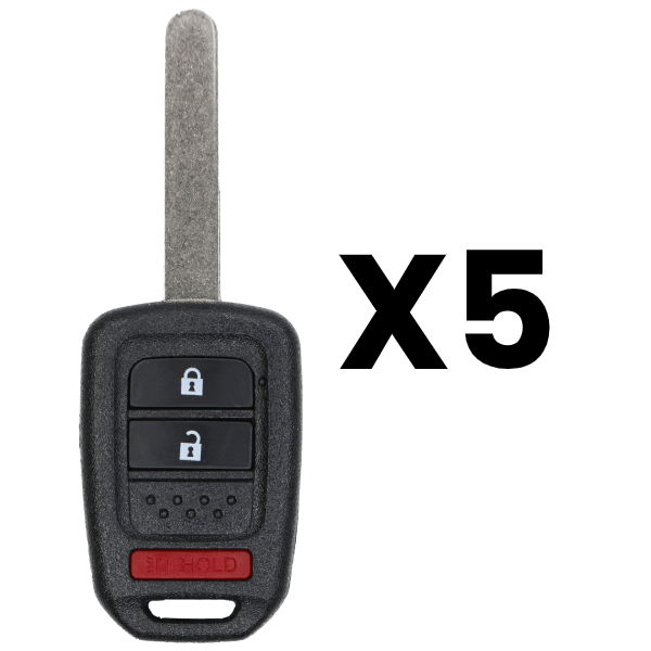 3 Button Remote Head Key Fcc MLBHLIK6-1T Pn 35118-TY4-A00 Pack Of 5