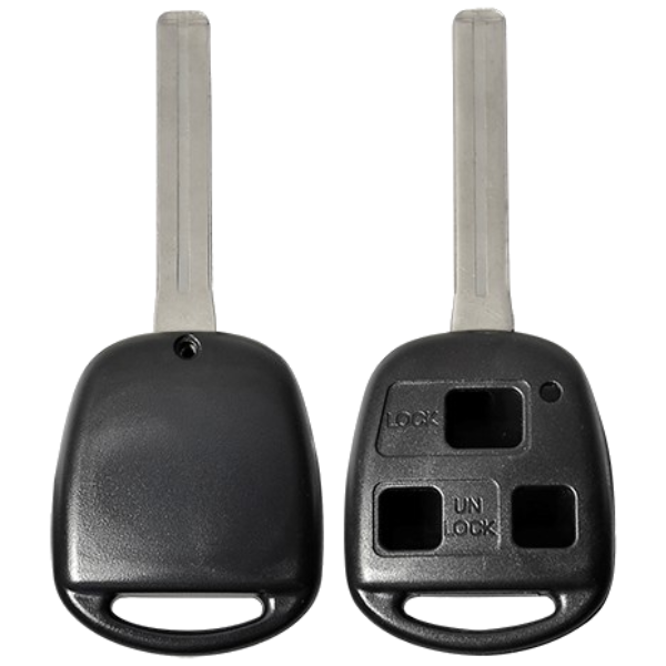 3 Button Remote Head Key Shell For Lexus Long Blade