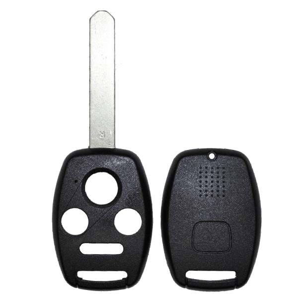 4 Button Honda Remote Key Shell With Chip Holder
