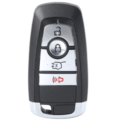 4-Button-Ford-Proximity-Smart-Key-Peps-Fcc-M3N-A2C931423-Pn-164-R8197-K4L-1.png 2018-2023 Ford 4-Button Smart Key Fob FCC M3N-A2C93142300 M3NA2C93142300 Part number 164-R8197 (AFTERMARKET) - Image 1