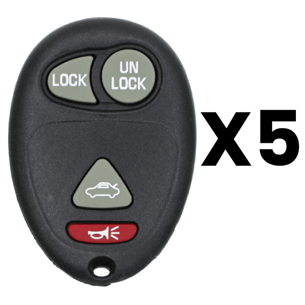 4 Button Remote Fcc L2C0007T Pn 10335582-88 Pack Of 5