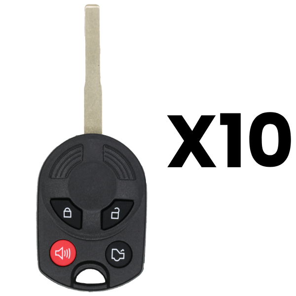 4 Button Remote Head Key Fcc OUCD6000022 Pn 164-R8046 Pack Of 10