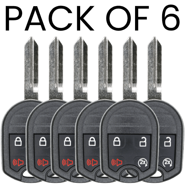 4 Button Remote Head Key Fcc OUCD6000022 Pn 164-R8067 Pack Of 6