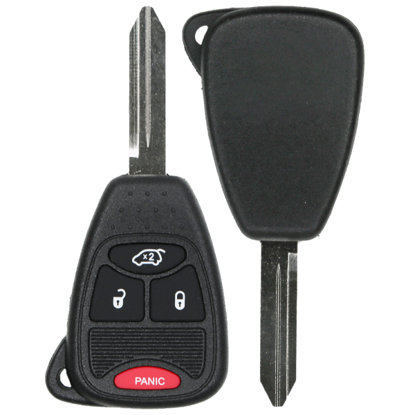 4 Button Remote Head Key For Chrysler Dodge Jeep Fcc OHT692427AA