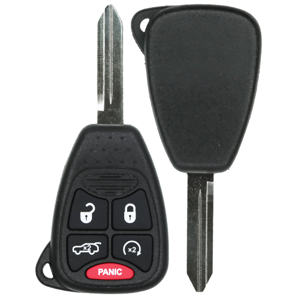 5 Button Remote Head Key For Chrysler Dodge Jeep Fcc OHT692427AA