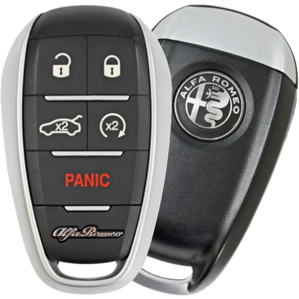 2017-2022 Alfa 5-Button Smart Key Fob FCC KR5ALFA434 Part number 6EP44LXHAA (OEM)