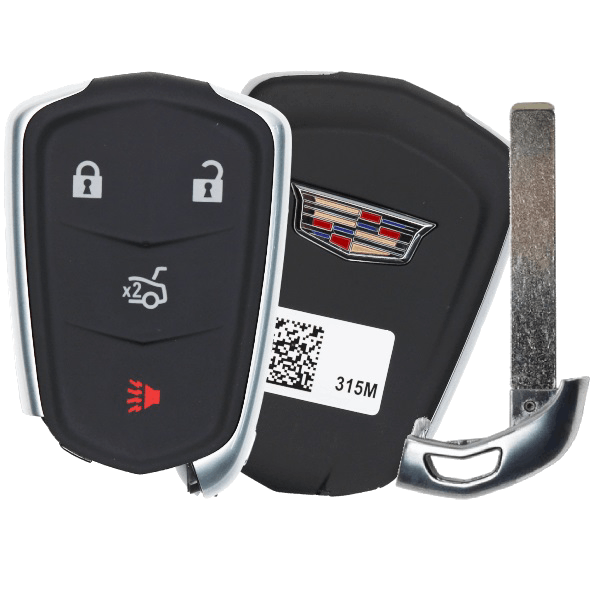 Cadillac 4 Button Proximity Smart Key Fcc HYQ2AB Pn 13598506 13510253 13594023