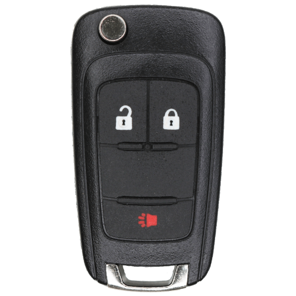 Chevrolet 3 Button Remote Flip Key Fcc OHT01060512 Pn 20873621