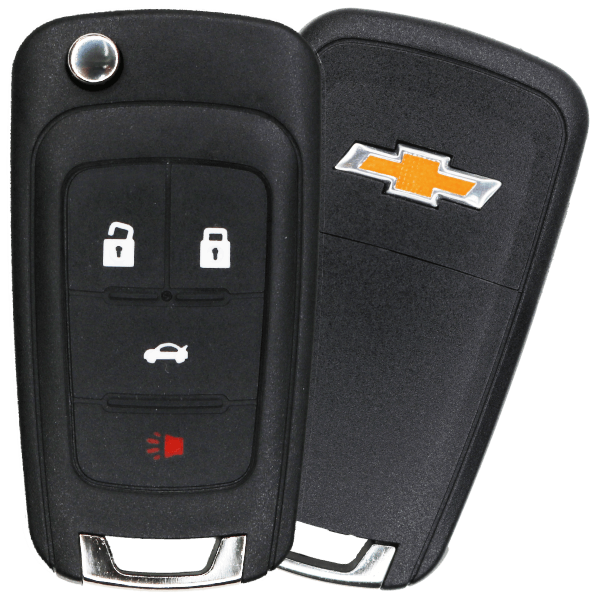 2010-2019 Chevrolet 4 Button Remote Flip Key For GM Fcc OHT01060512 Pn 13501913 5912543 13504200 13576139 13574862 13500222 (OEM)