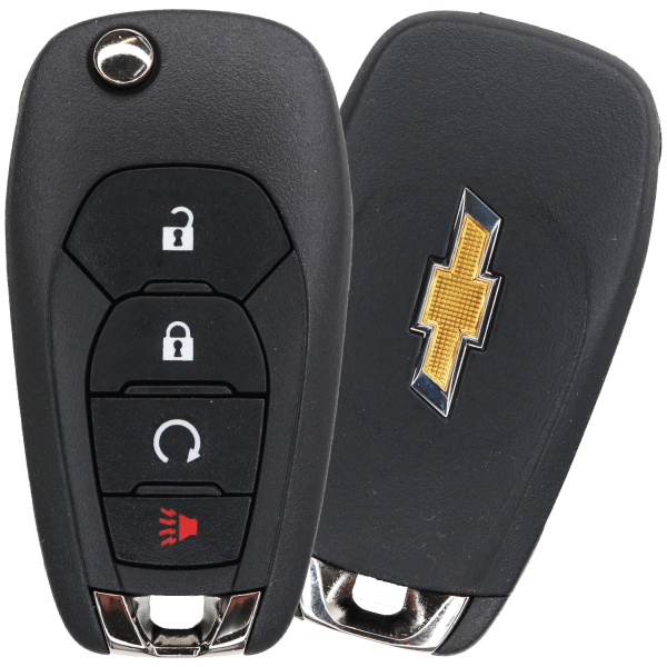 Chevrolet Cruze 4 Button Flip Key Fcc LXP-T004 Pn 13530746 433 Mhz (OEM)