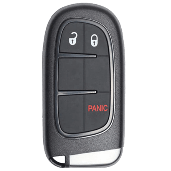 Dodge-Ram-3-Button-Proximity-Remote-Smart-Key-Fcc-GQ4-54T-PN-56046954AF-K4L-1.png 2013-2018 Dodge Ram RAM 3-Button Smart Key Fob FCC GQ4-54T GQ454T Part number 56046954 56046954AF 56046954AJ 56046954AH (AFTERMARKET) - Image 1