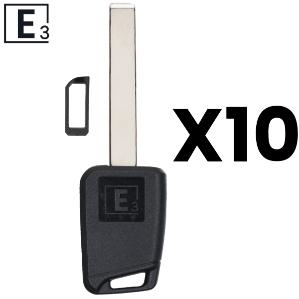 E3 Solid Key Shell – Mechanical GM High Security Service Key HU100 Pack Of 10
