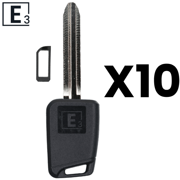 E3 Solid Key Shell – Mechanical Toyota TR47 X217 Mechanical Key TOYO-15E Pack Of 10