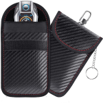Faraday Pouch for Car Keys, Faraday Bag, Car RFID Signal Blocking Holder, Key Fob Protector, Key fob cage Block Signal Anti-Theft Fob Case 5.25X3.25 Inch (K4L)