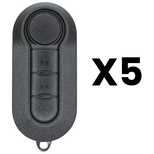 Fiat Dodge ProMaster 3 Button Flip Key Fcc LTQFI2AM433TX Pack Of 5