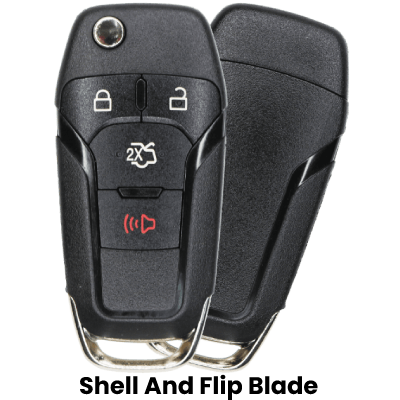 Ford Fusion 4 Button Remote Flip Key Shell For Fcc N5F-A08TAA Pn 164-R7986 (K4L)