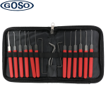 GOSO 16 Pcs Barrel Unlocking Lock Pick Set