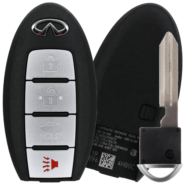 Infiniti 4 Button Proximity Smart Key Fcc KR5S180144014 Pn 285E3-4HB0C