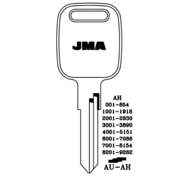 JMA Audi Key Blank AU-AH V35