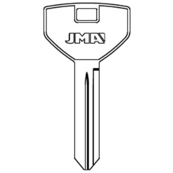 JMA Chrysler Dodge Jeep Key Blank CHR-9 Y154