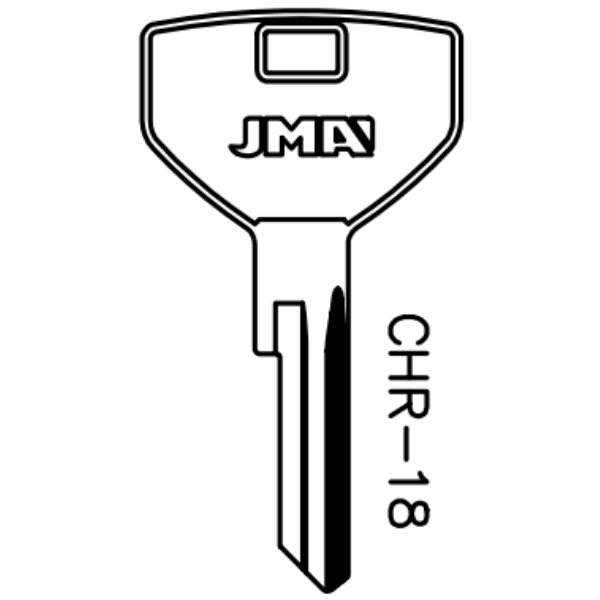 JMA Chrysler Dodge Plymouth Key Blank CHR-18 Y153
