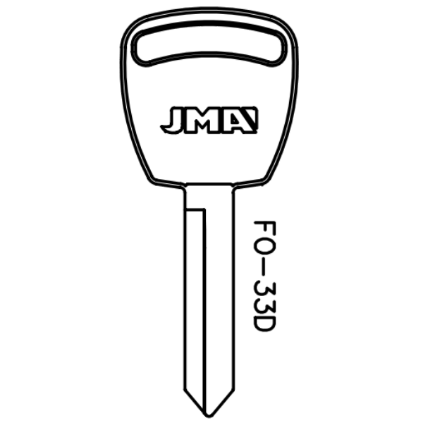JMA Ford Lincoln Mercury H56 Mechanical Key FO-33D