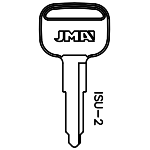 JMA GM Isuzu B57 X158 Mechanical Key
