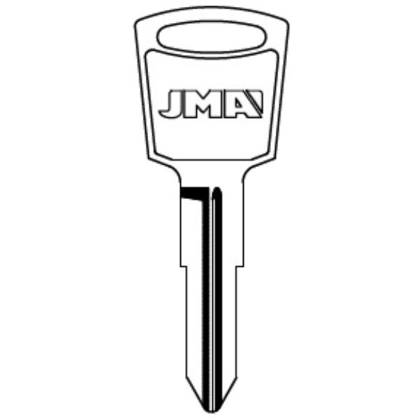 JMA GM LUV1 / P1098V / T61F Blank Key TOYO-2