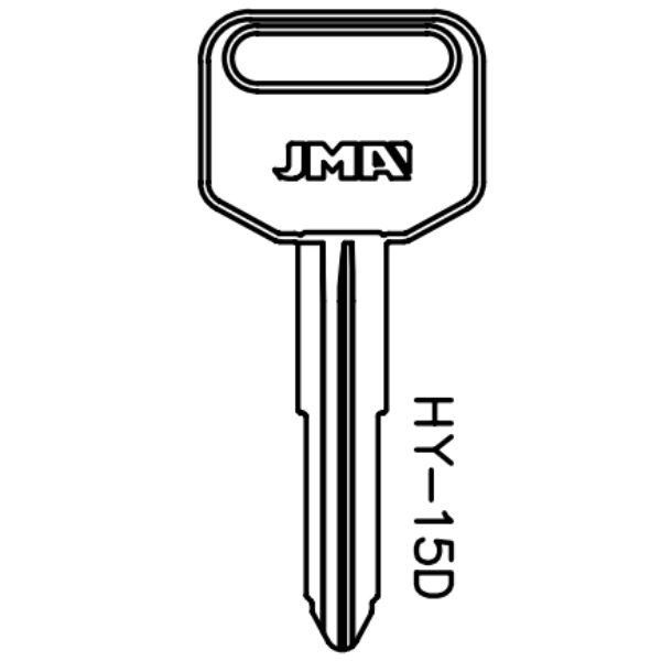 JMA Hyundai HY2 / X160 Mechanical Key HY-15D