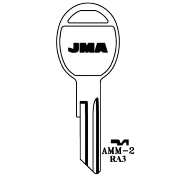 JMA International Key Blank AMM-2 RA3