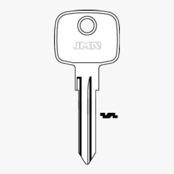JMA MB15 HU22 Mercedes Benz Mechanical Key ME-HZ