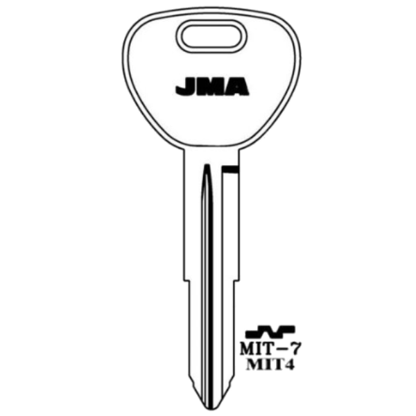 JMA Mitsubishi 8 Cut Key Blank MIT-7 X245 MIT4