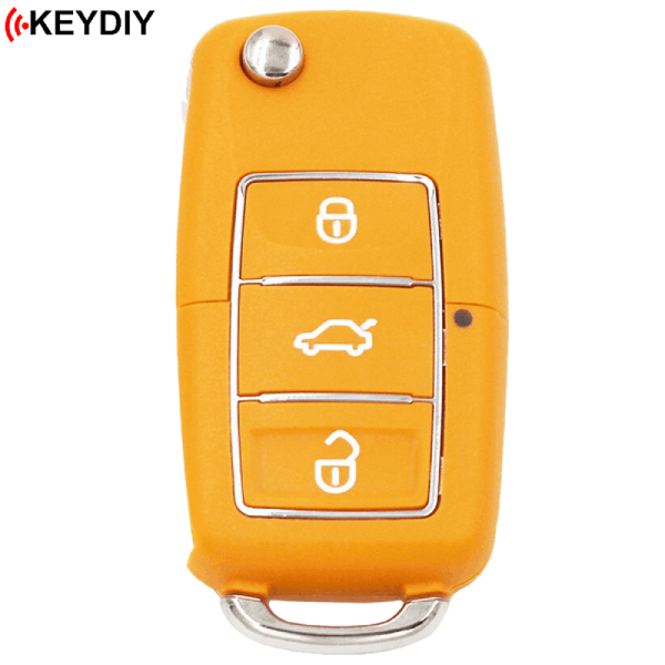 KEYDIY 3 Button Flip Key B01-3 Yellow