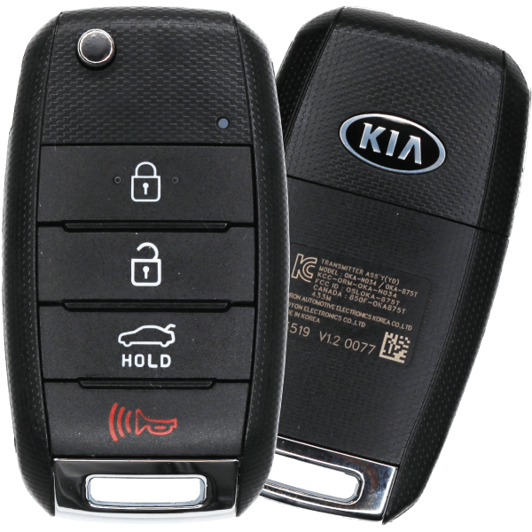Kia 4 Button Flip Key Fcc OSLOKA-875T (YD) Pn 95430-A7200