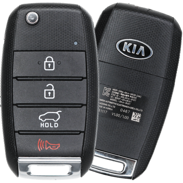 Kia Niro 4 Button Flip Key Fcc SY5JFRGE04 Pn 95430-G5000 (OEM)
