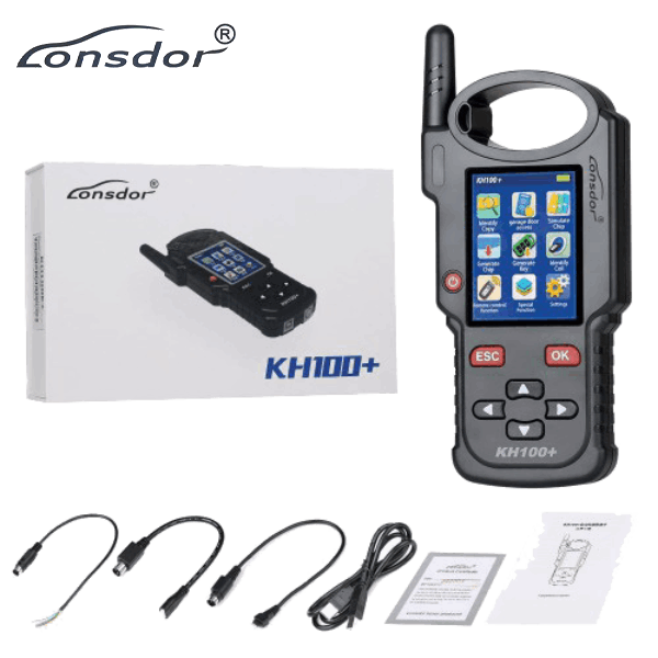 Lonsdor KH100+ Hand Held Remote Key Programmer Generate Remotes Clone Chips (Lonsdor)