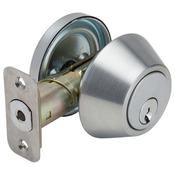 Builder Grade 3 Heavy Duty Single Cylinder Deadbolt Satin Finish